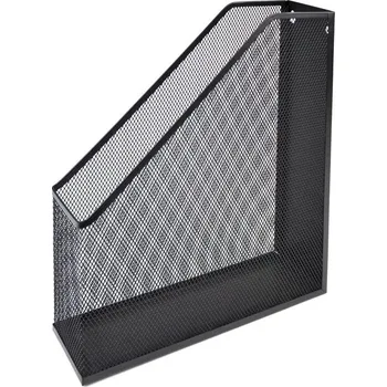 stojánek drátěný na časopisy Europen černý