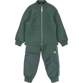 Kojenecká bunda Dětský termo set do deště Duvet s fleecovou podšívkou Mikk-Line - Balsam Green Velikost: 122