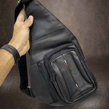 Luxusní kožená ledvinka, taška přes rameno, stylový design Bez personalizace - individuální přání řešíme po domluvě.