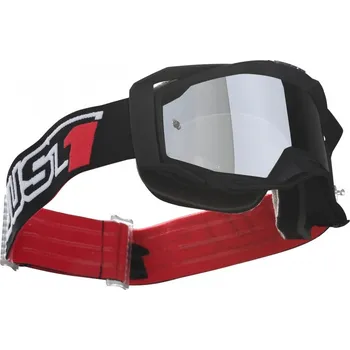 Motocyklové brýle Brýle JUST1 IRIS 2.0 SOLID černé 2H67323379