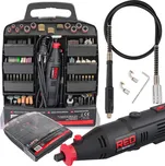 Mini přímá bruska 350W, sada 300ks příslušenství, RED Technic RTSPT0047
