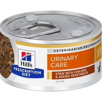 Pro kočku Hill's Prescription Diet Feline Stew c/d Multicare kuře a zelenina konzerva 82 g