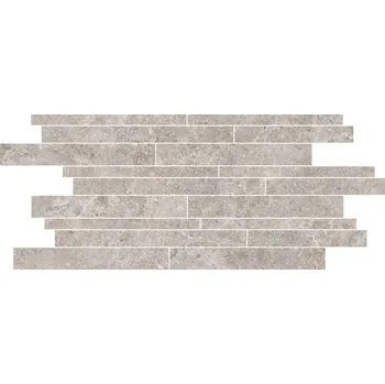 Stavební materiál Landstone Mattoncino Gravel - dlaždice mozaika 30x60 šedá LST114N