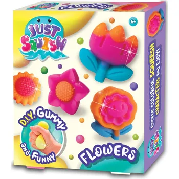 PAULINDA sada na výrobu gelových figurek - Just Squish Květiny 586809