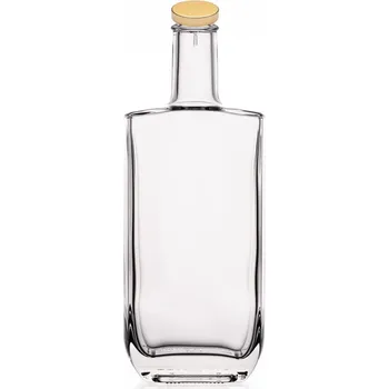 Sklenice Skleněná láhev Julia 0,5 l s vaším textem – osobní dárek s elegancí + vlastní personalizace monogram, text, obrázek