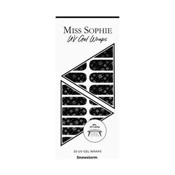 Make-up Miss Sophie UV Gel Wraps Snowstorm UV Fólie na nehty 1 ks