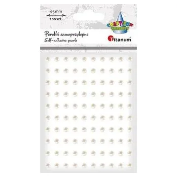Set školních potřeb Perełki samoprzylepne 5mm 100szt białe