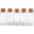 Stoklasa Skleněná lahvička s korkem 20 x 50 mm transparent 5 lahev
