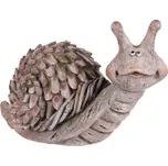 Šnek - zahradní dekorace, magnesium, barva šedá