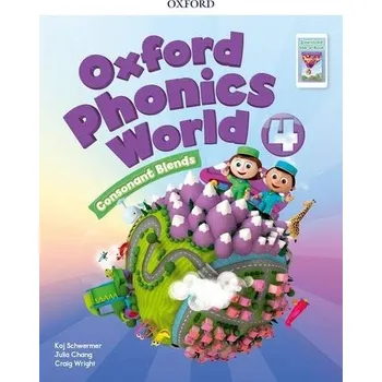 Cizojazyčná kniha Oxford Phonics World 4 Consonant Blends Student's Book + eBook Reader