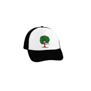 Kšiltovka Bastard Jablko a jabloň kšiltovka truckerka Black cap