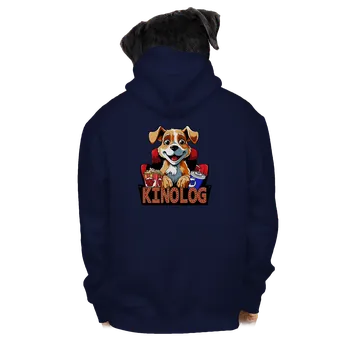 Pánská mikina Bastard Kinolog pánská mikina na zip Navy