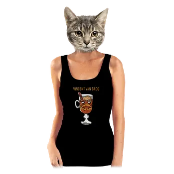 Bastard Vincent van Grog dámské tílko klasické Black