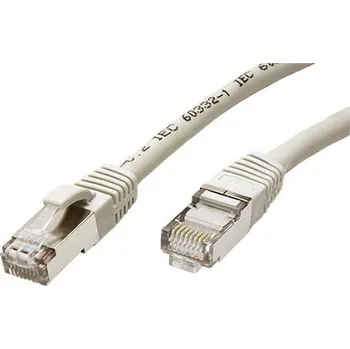 Síťový kabel Value S/FTP patchkabel kat. 6, LSOH, 0,5m, šedý - 21.99.0700