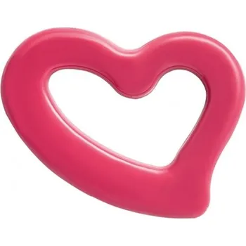 Čokoláda OPEN HEART PINK čokoládová ozdoba Otevřené srdce růžové, 6 ks