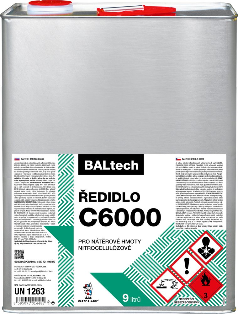 Baltech C6000 Hmotnost: 9l