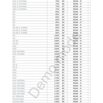 Brzdová destička Brzdové destičky 622 SM1 pro SUZUKI 2H97572112