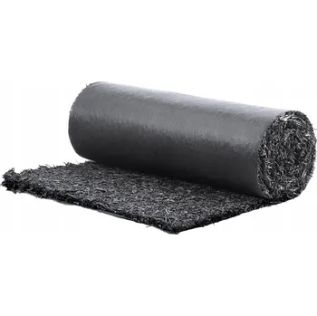 Rohožka Zahradní rohož 2,44x0,56 m Prodyšná, proti blátu, gumová Černá