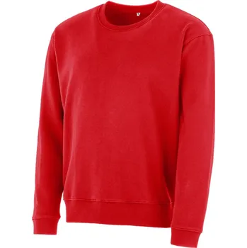 Pánská mikina Mikina přes hlavu bez kapuce HOKAS červená M ODĚVY Sklad18 015-K65-30-M (ODĚVY Sklad18)