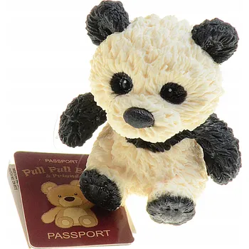 MEDVÍDEK PANDA 7,5x7x5,5 měkká guma hrach 8998