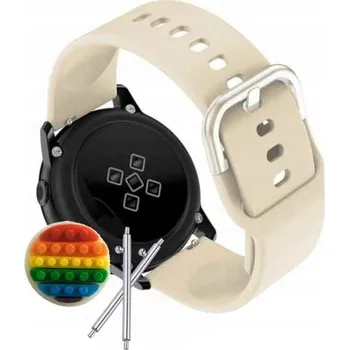 Pouzdro na mobilní telefon Pásek Řemínek pro Zeblaze Btalk 3 Pro, Silikon Béžová Poutko, nastavitelný