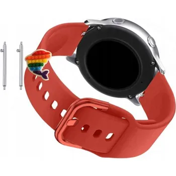 Pouzdro na mobilní telefon Pásek Řemínek pro Kospet Tank S2, Silikon Červený Poutko, nastavitelný