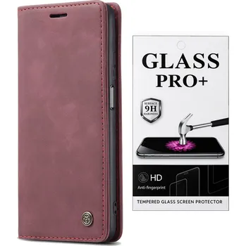 Pouzdro na mobilní telefon Flipové pouzdro Caseme pro Xiaomi Redmi Note 10 5G červené