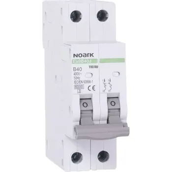 modulární přístroj a rozvaděč NOARK 110740 Ex9B40J 2P B40 Úzký instalační jistič 27 mm, 6 kA, char. B, 40 A, 2pól (Ex9B40J 2P B40)