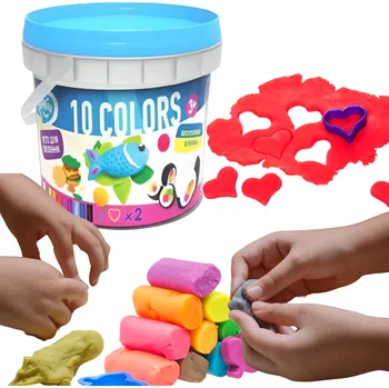 Modelovací hmota Modelína Sada na výrobu dortů a modelování, 10 kusů