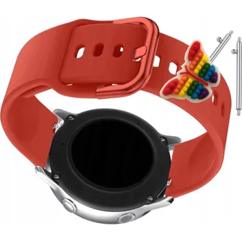 Pouzdro na mobilní telefon Pásek Řemínek pro Techmade Rocks 2, Silikon Červený Poutko, nastavitelný