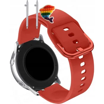 Pouzdro na mobilní telefon Řemínek / Pásek Řemínek pro Nemheng N33, Silikonový, Červený, Smyčka, Nastavitelný