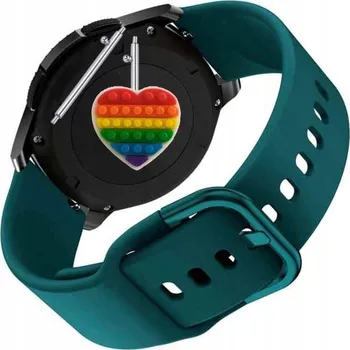 Pouzdro na mobilní telefon Řemínek Řemínek pro Amazfit Bip 3 Pro, Silikonový Zelený Smyčka, nastavitelný