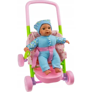 Kočárek pro panenku Kočárek pro panenky PANENKA 12 zvuků Sada