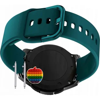 Pouzdro na mobilní telefon Pásek Řemínek pro Chytré Hodinky K22, Silikon Zelený Poutko, nastavitelný