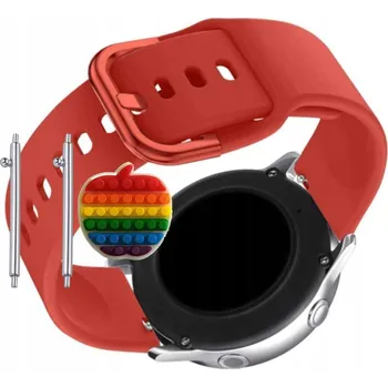 Pouzdro na mobilní telefon Pásek Řemínek pro Rubicon RNCE61, Silikon Červený Poutko, nastavitelný