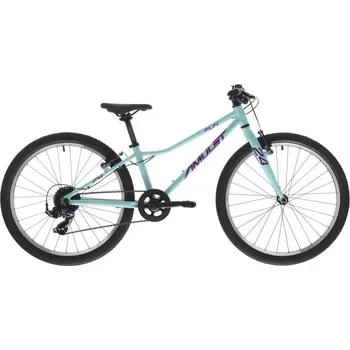 Dětské kolo AMULET 24 Fun SH celeste blue/purple (Dárek ZDARMA )