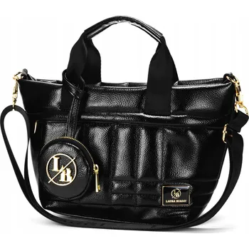 Kabelka Laura Biaggi kabelka přes rameno eko kůže černá