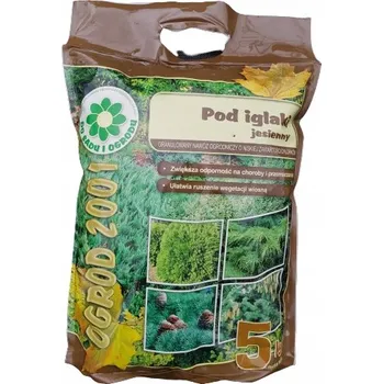 Hnojivo Podzimní hnojivo PK 5 kg pro jehličnany, túje, tisy a další jehličnaté rostliny - Zahrada 2001 Siarkopol