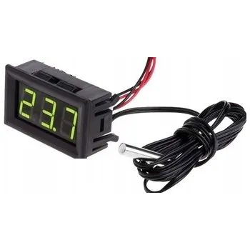 Domácí teploměr Elektro-tronic LED teploměr černý