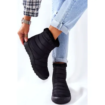 Dámská zimní obuv Dámské Oteplovací Sněhule Mezyss Barva: Černá, Velikost: 36