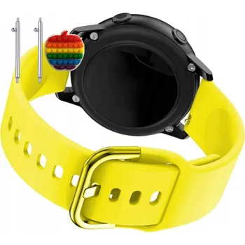 Pouzdro na mobilní telefon Pásek Řemínek pro Colmi M42, Silikon Žlutý Poutko, nastavitelný