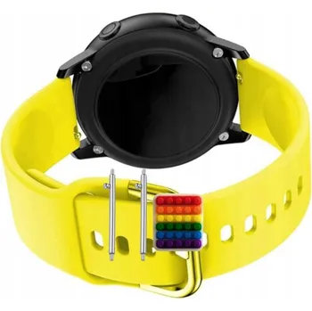 Pouzdro na mobilní telefon Pásek Řemínek pro Polar Electro Unite, Silikon Žlutý Poutko, nastavitelný