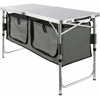 Obraz Turistický stůl Vevor 47 x 120 x 70 cm, šedý