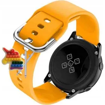 Pouzdro na mobilní telefon Pásek Řemínek pro Forever ForeVive SB-320, Mrkvový silikon, smyčka