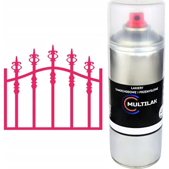 Barva ve spreji Profesionální lesklý antikorozní lak ve spreji na ocel, kov a plech RAL 3027