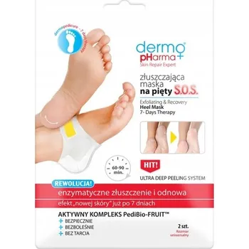 Péče o nohy Exfoliační maska na paty Dermo Pharma 2 kusy