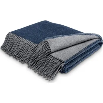 Prostěradlo Deka z mikrovlákna Estella 150 cm x 200 cm modrá