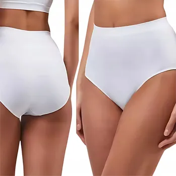 Kalhotky Kalhotky Dámské bezešvé elastické kalhotky Pohodlné Laserem řezané Hladké 3XL