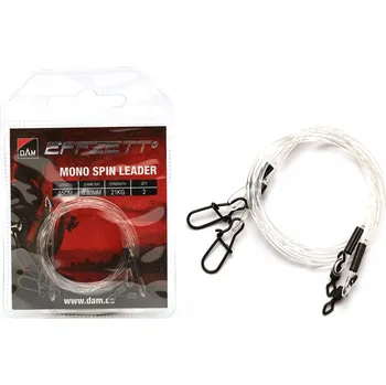 2x NÁVAZEC FLUOROCARBON VLASEC 55 cm 24 kg EFFZETT