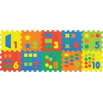 Hrací deka Pěnová podložka puzzle Smily Play Počítání 10 dílů